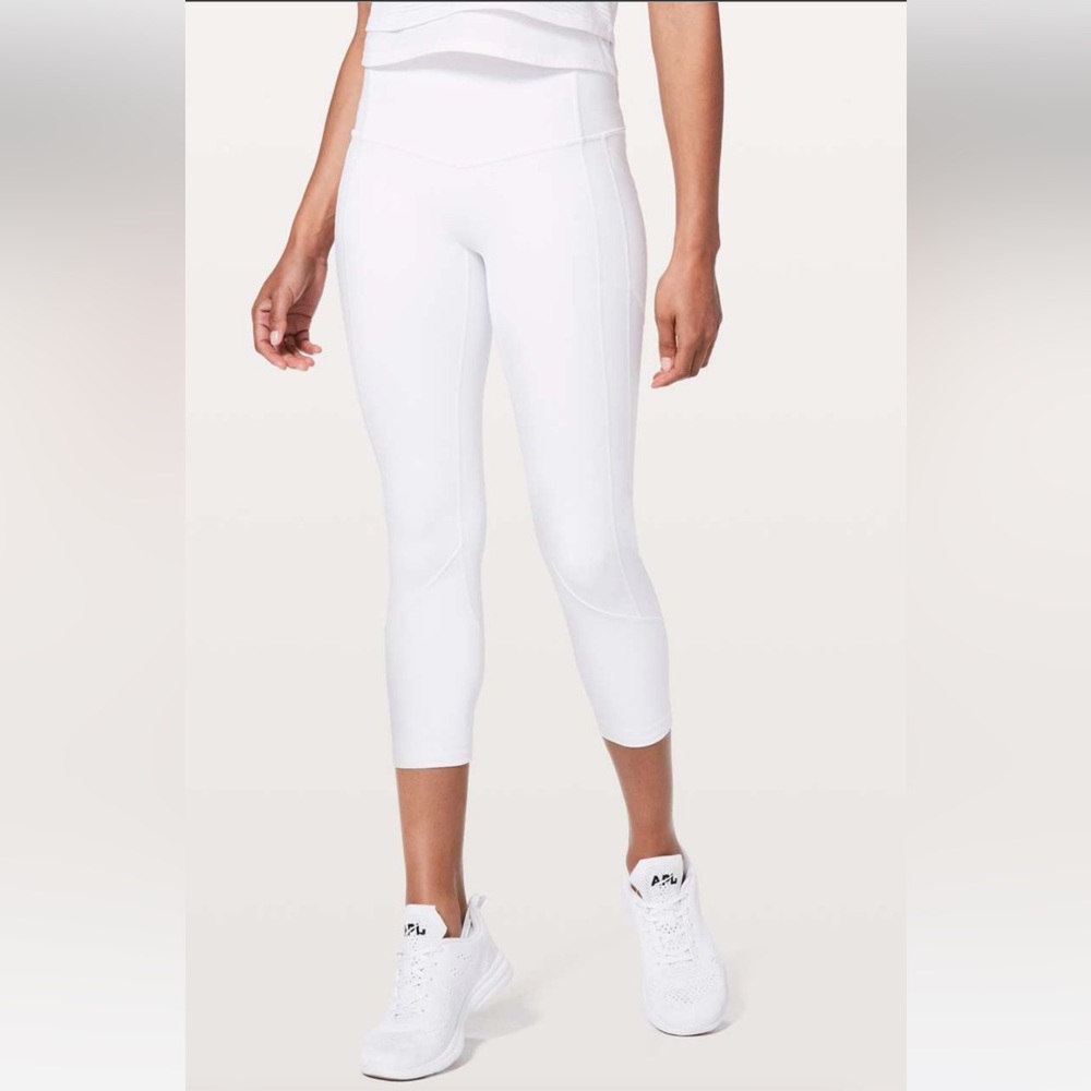 Lululemon All the Right Places Crop II 23” in White